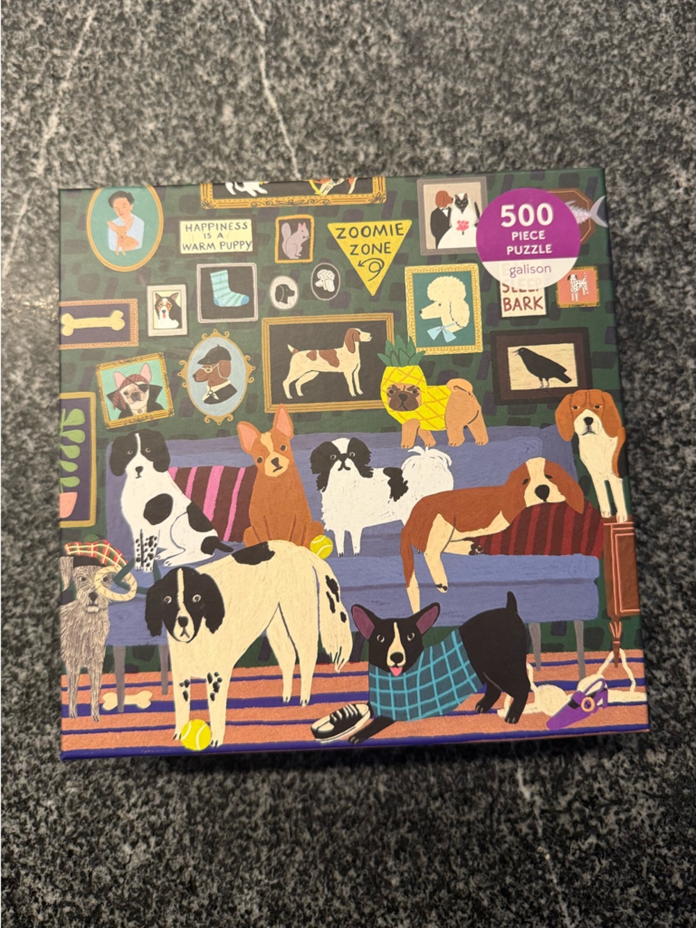 LOUNGE DOGS PUZZLE 🐶🐕🦮🐕‍🦺🐩🧩 500 PEICES